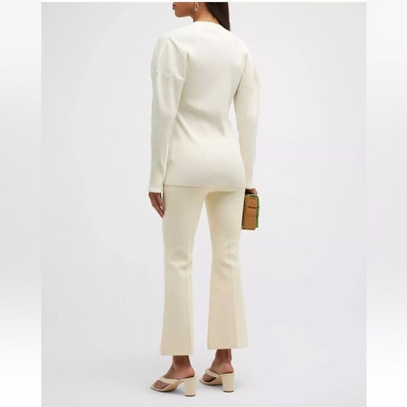 A.L.C Ellen Sequin Merino Wool Cardigan in ivory - Picture 9 of 9